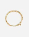 Madewell U-link Chain Bracelet In Antique Gold