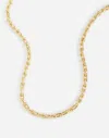 Madewell U-link Chain Choker Necklace In Antique Gold
