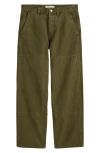 Madewell Utility Pants In Foliage Green