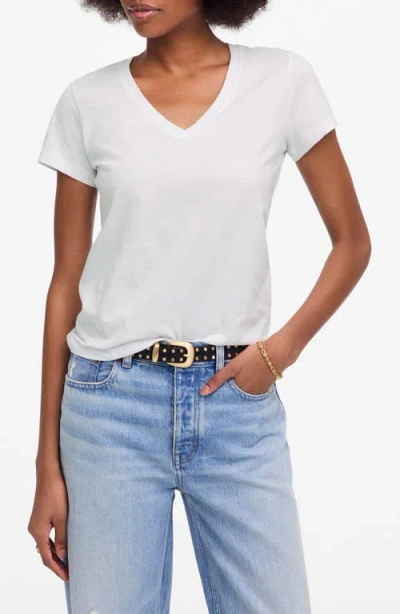 Madewell V-neck Cotton Slub T-shirt