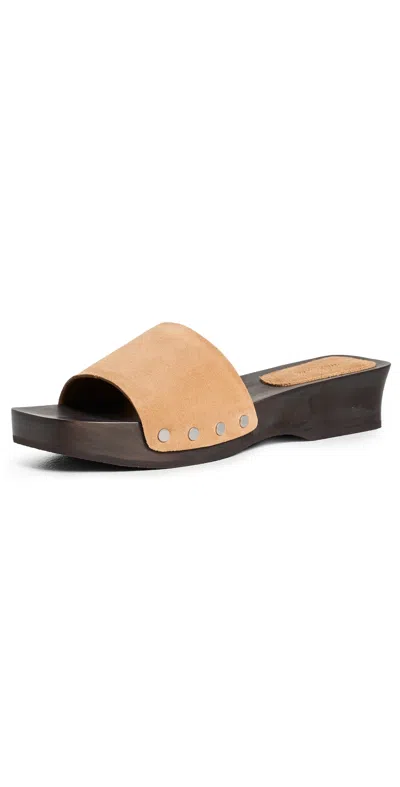 Madewell Vanessa Clogs Cumin In Brown