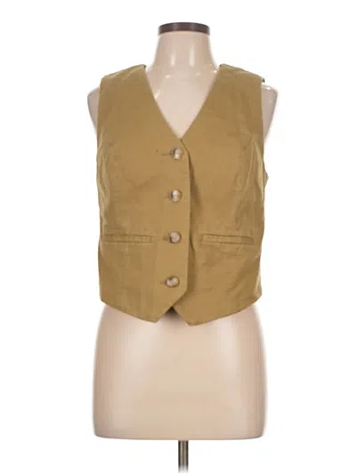 Pre-owned Madewell Vest In Brown