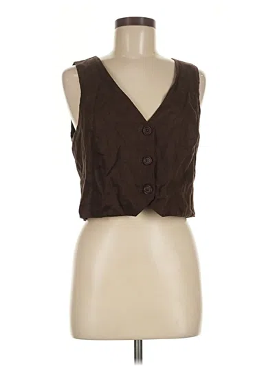 Madewell Vest In Brown
