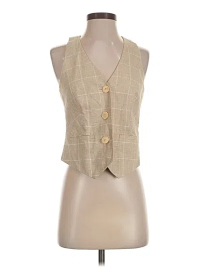 Pre-owned Madewell Vest In Gold