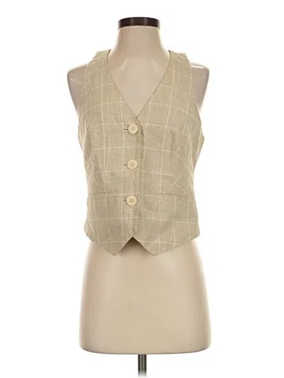 Pre-owned Madewell Vest In Gold