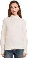 Madewell Vesta Boucle Chunky Pullover Alabaster In Alabaster