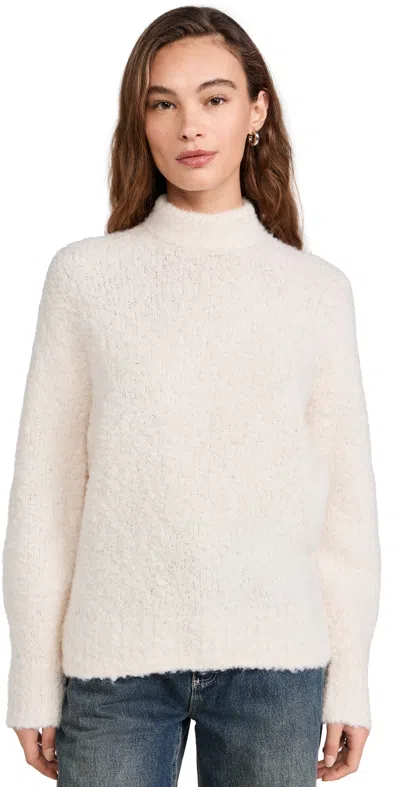 Madewell Vesta Boucle Chunky Pullover Alabaster