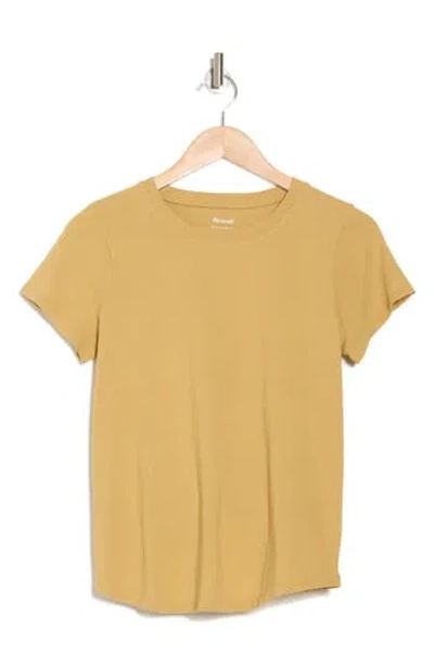 Madewell Vintage Crewneck Cotton T-shirt In Brown