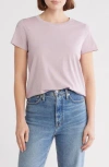 Madewell Vintage Crewneck Cotton T-shirt In Classic Lilac