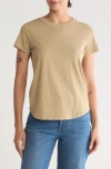 Madewell Vintage Crewneck Cotton T-shirt In Drill Khaki