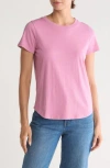 Madewell Vintage Crewneck Cotton T-shirt In Shaded Pink