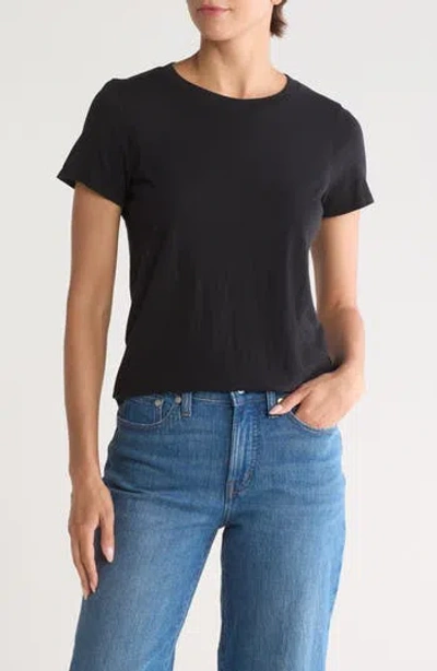 Madewell Vintage Crewneck Cotton T-shirt In True Black