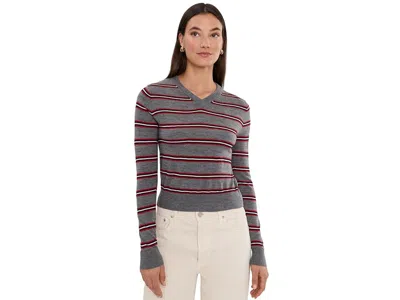 Madewell V-neck Sweater In Multi