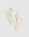 Madewell Waffle-knit Ankle Socks In White