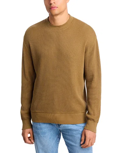 Madewell Waffle Knit Sweater In Brown