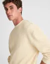 Madewell Waffle-knit Sweatshirt In Neutral