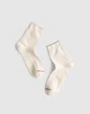 Madewell Waffle-knit Trouser Sock In White