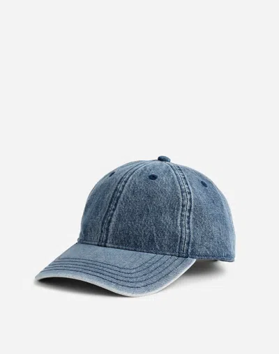 Madewell Washed Denim Baseball Hat In Concho Wash