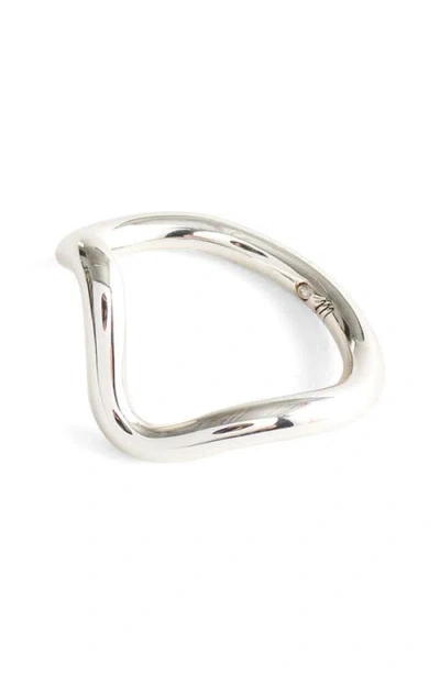 Madewell Wavy Ring In Metallic