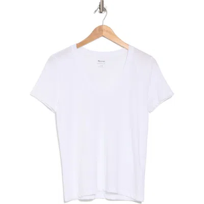 Madewell Whisper V-neck T-shirt In White
