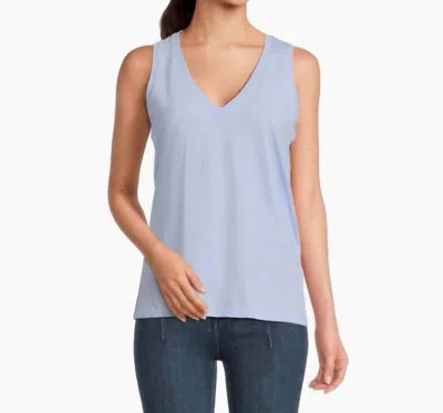 Madewell Whisper V Neck Tank In Peri Blue