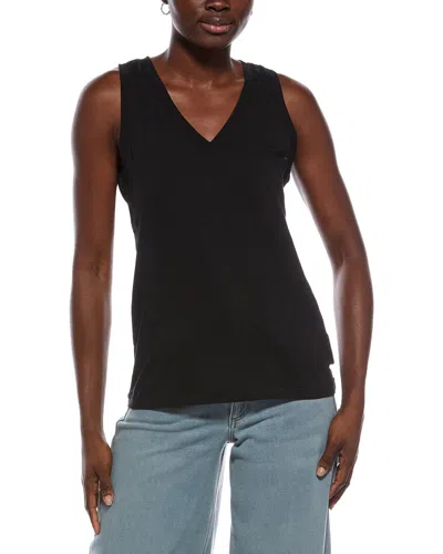 Madewell Whisper V-neck Tank In Black