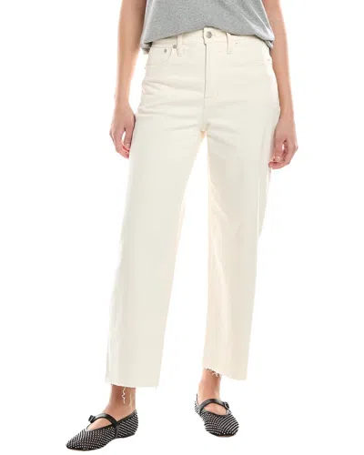 Madewell Wide-leg Crop Pant In White