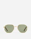 Madewell Wire Frame Sunglasses In Vintage Gold