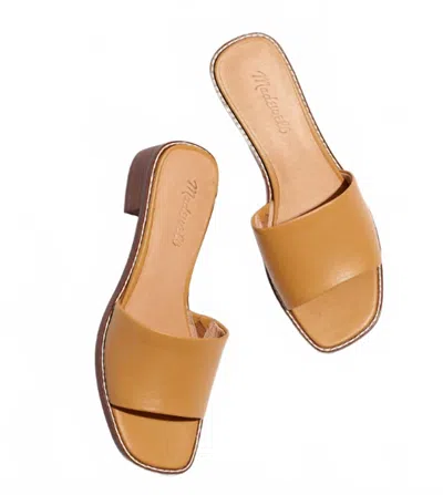 Madewell Women's Cassady Mule Sandal In Leather Desert Camel