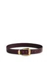 Madewell Women's Chunky Waist Belt In Brown
