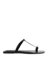 Madewell The Dessa Toe Ring Sandal In Black