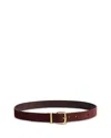 Madewell Chunky Metal Statement Belt In Chocolate Raisin