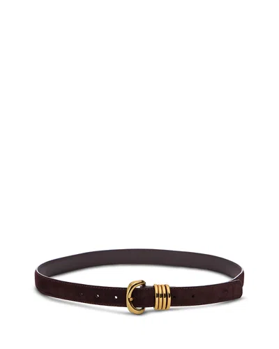 Madewell Women's Inez Keeper Belt In Brown