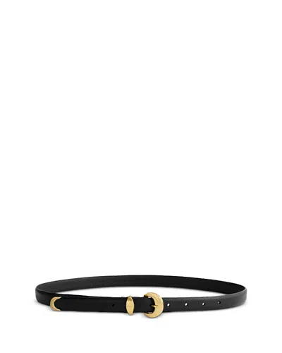 Madewell Women's Lucie Dome Buckle Belt In Black
