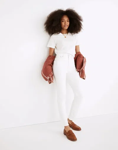 Madewell Women's  The Perfect Vintage Jeans Tile White Denim High-rise Ddr2012
