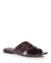 Madewell Ashton Toe Loop Slide In Brown