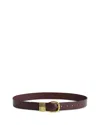 Madewell Multi-keeper Belt In Cherry Wood