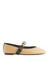Madewell Hera Medallion Mary Janes Natural Multi