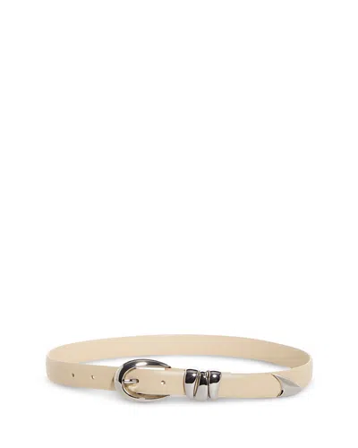Madewell Women's Triple Keeper Belt In Ecru