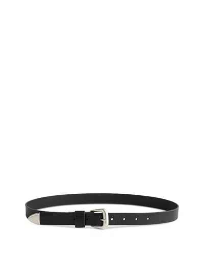 Madewell Western Belt In Black
