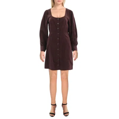 Madewell Womens Corduroy Short Mini Dress In Multi
