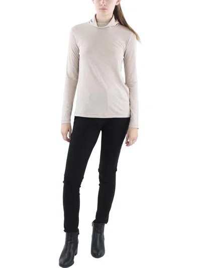 Madewell Womens Cotton Long Sleeve Turtleneck Top In Gray