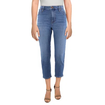Madewell Womens Crop Denim Skinny Jeans In Multi