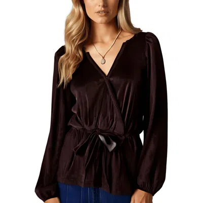 Madewell Womens Faux-wrap Corduroy Blouse
