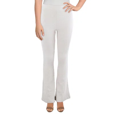 Madewell Womens Heathered Ribbed Knit Flared Pants