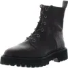 Madewell Womens Leather Platform Combat & Lace-up Boots In Brown