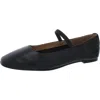 Madewell Womens Leather Slip-on Mary Janes In Black