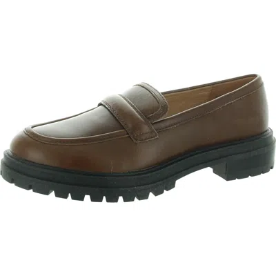Madewell Womens Leather Trim Leather Loafers In Multi