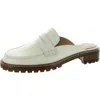Madewell Womens Lugged Sole Leather Mules In Multi