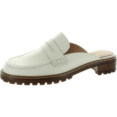 Madewell Womens Lugged Sole Leather Mules In Multi